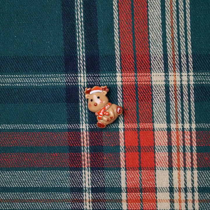 teddy bear reindeer gingerbread man holiday charms
