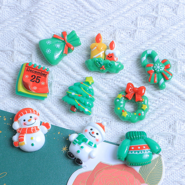 Green Cheer Christmas Charms | Christmas Limited Edition DIY Green Accessories