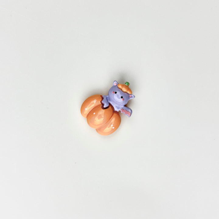 cute witch bow cat charm